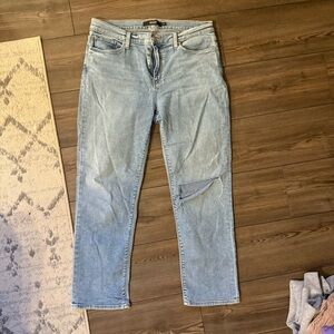 Hudson Nico Straight- 29- Light Wash Distressed